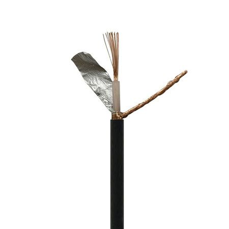 RG 58 coaxial cable strandedcore with foil shied