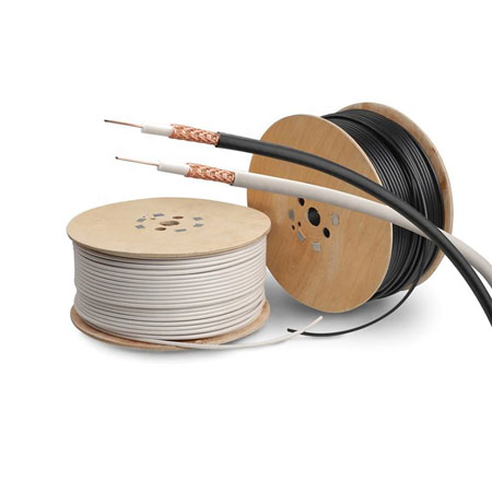 RG 6 coaxial cable RG 6 coaxial cable qith white jacket