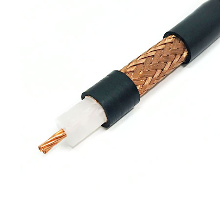 RG 6 coaxial cable with black Jaket RG 6 coaxial cable with black Jaket